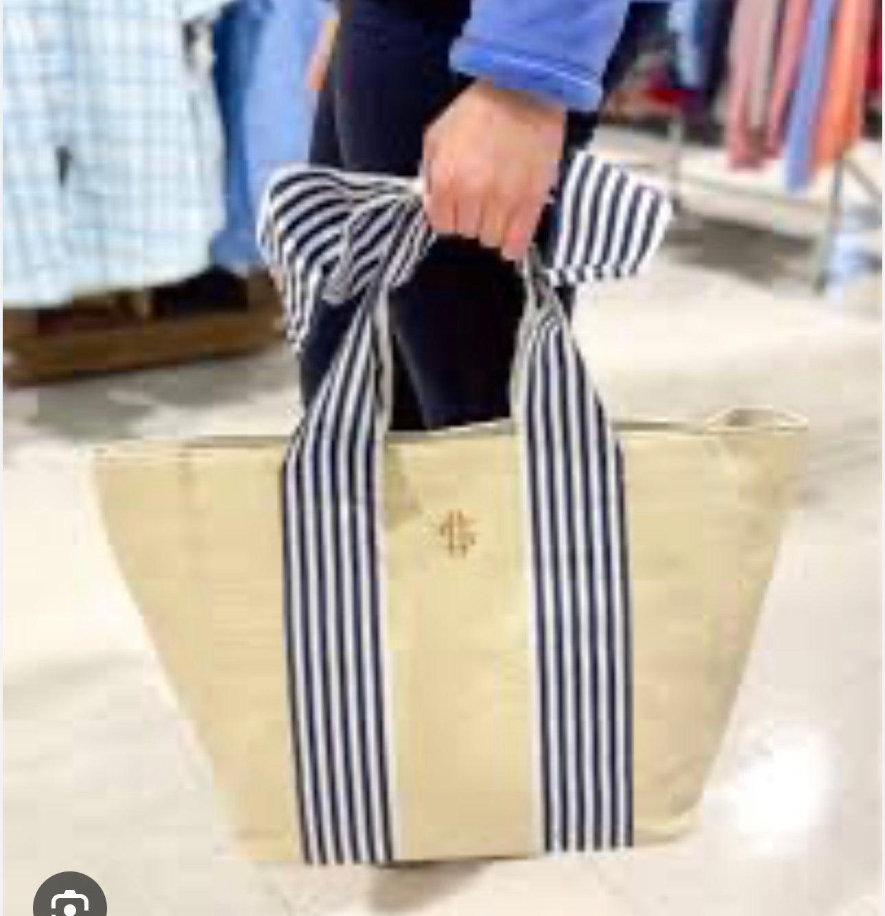 Bow tote bag