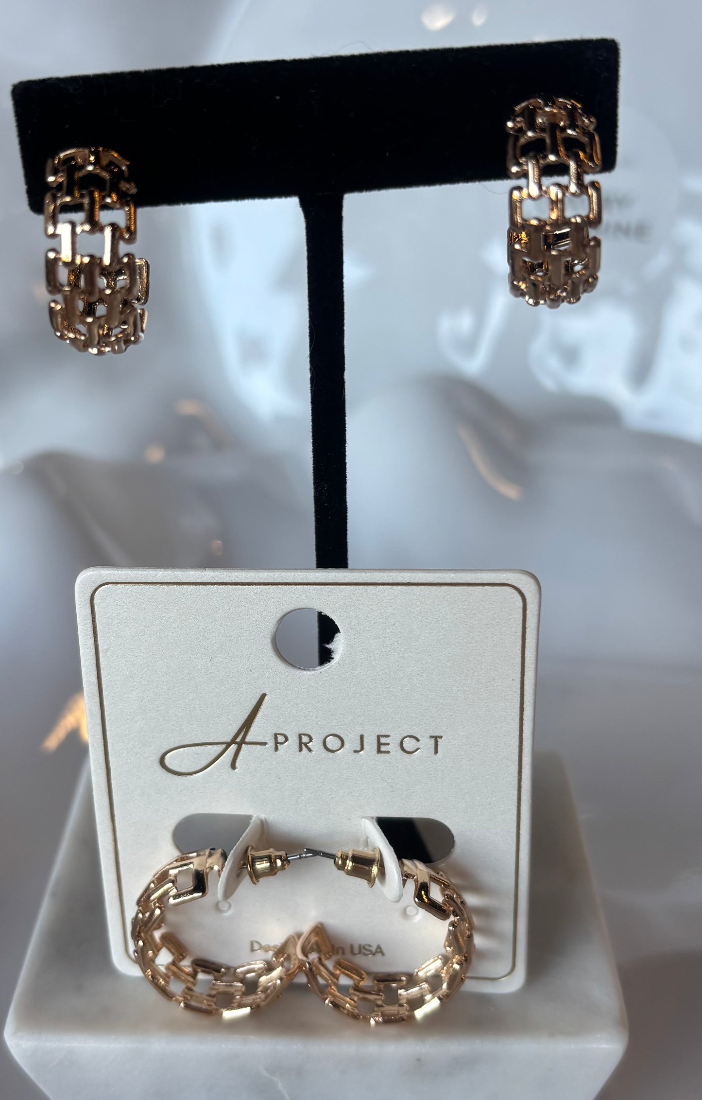 Chain Hoop Earrings
