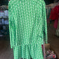 Mary Square Green Patterned Pajamas