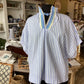 Umgee Blue and White Shirt