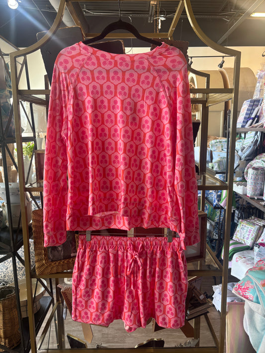Mary Square Pajamas Pink!