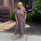 Brown/ Navy Striped Fall
