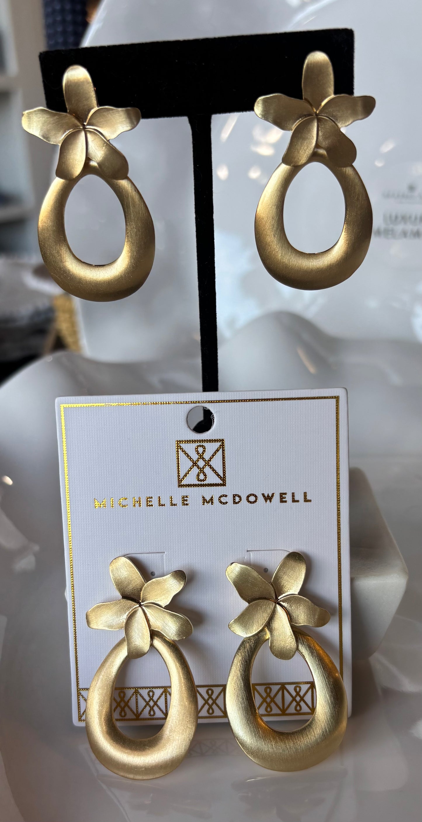 Brushed Gold Milano Earrings