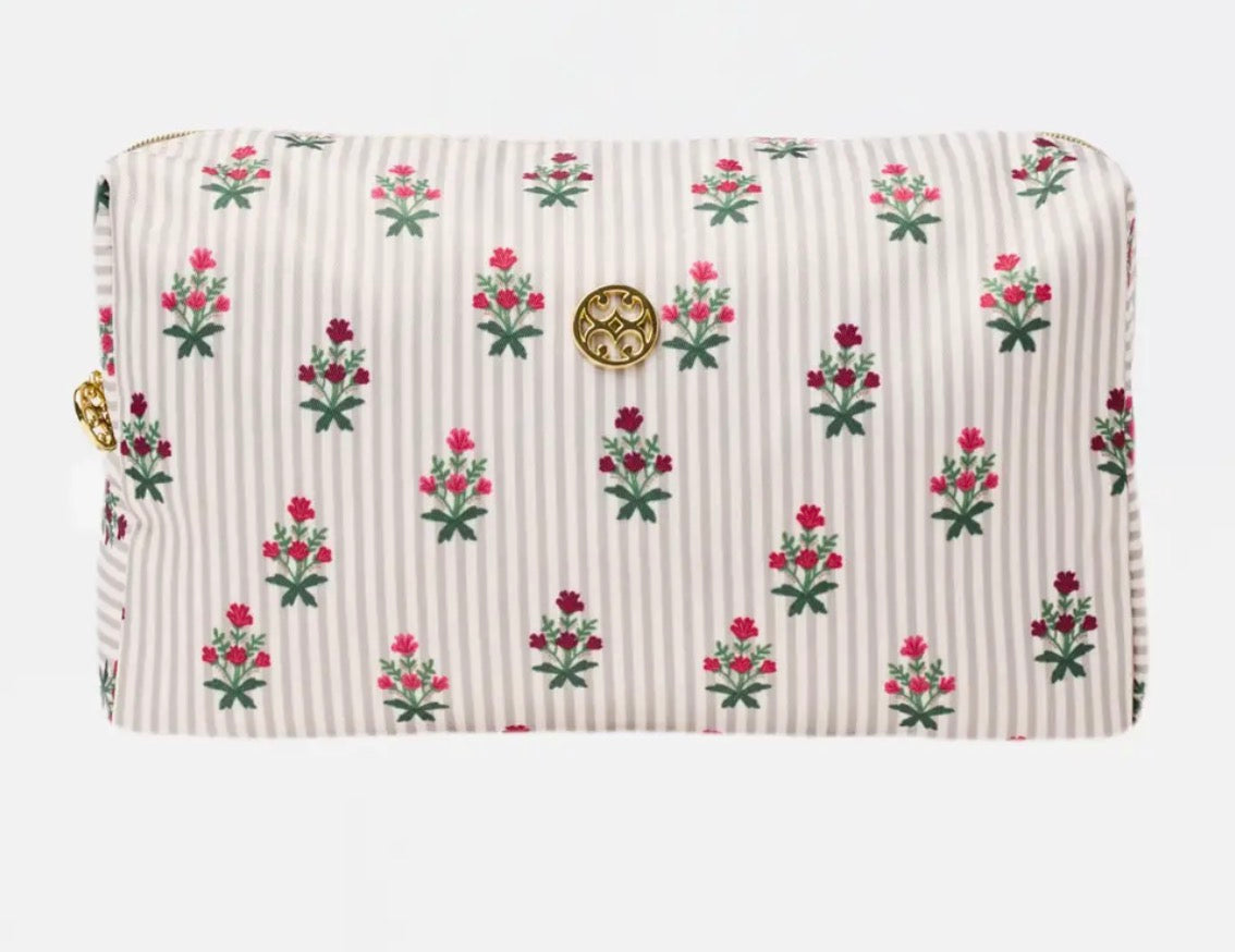 Make Up Bag Cottage Stripes