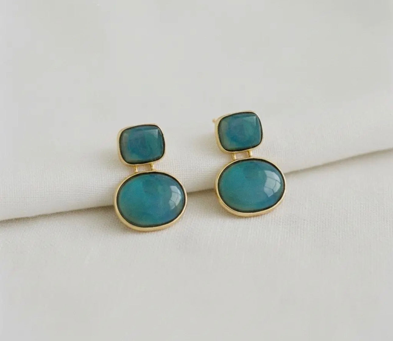 Geometric Drop Earrings