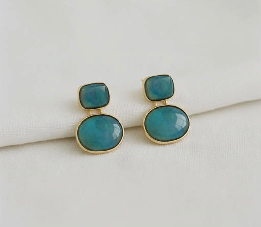 Geometric Drop Earrings