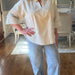 Light Green And White Striped Shirt